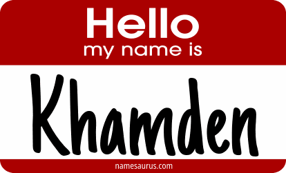 Hello my name is Khamden png download