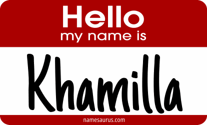 Hello my name is Khamilla png download