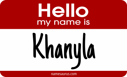 Hello my name is Khanyla png download