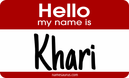 Hello my name is Khari png download