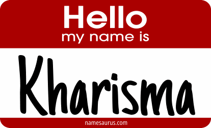 Hello my name is Kharisma png download