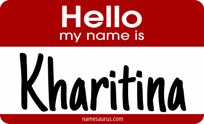Hello my name is Kharitina png download