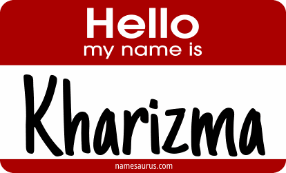 Hello my name is Kharizma png download