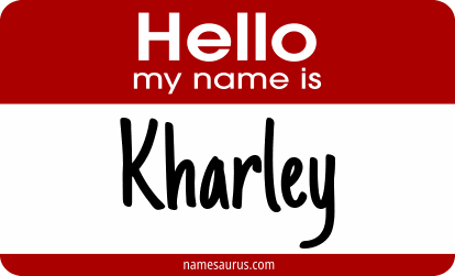 Hello my name is Kharley png download
