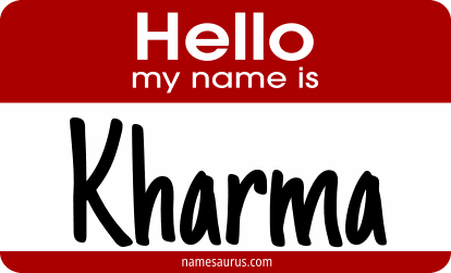 Hello my name is Kharma png download