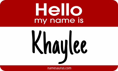 Hello my name is Khaylee png download