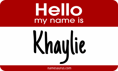 Hello my name is Khaylie png download