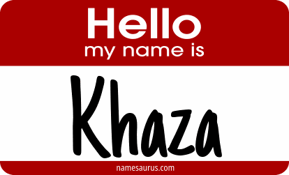 Hello my name is Khaza png download