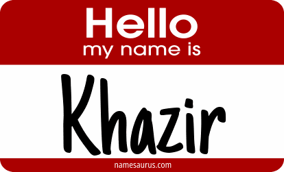 Hello my name is Khazir png download