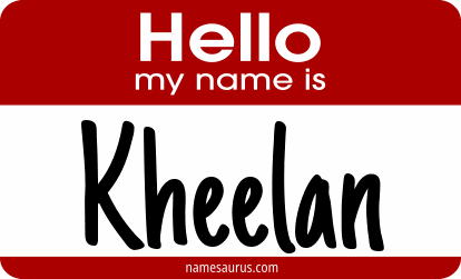 Hello my name is Kheelan png download