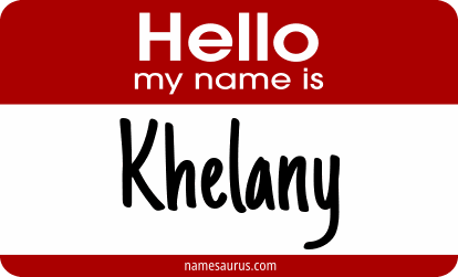 Hello my name is Khelany png download