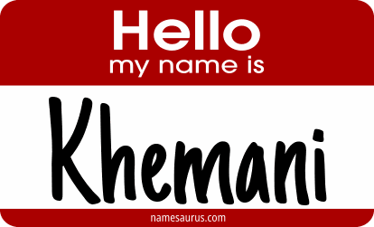 Hello my name is Khemani png download