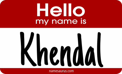 Hello my name is Khendal png download