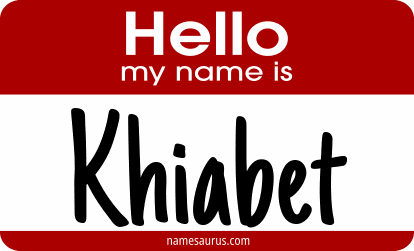 Hello my name is Khiabet png download