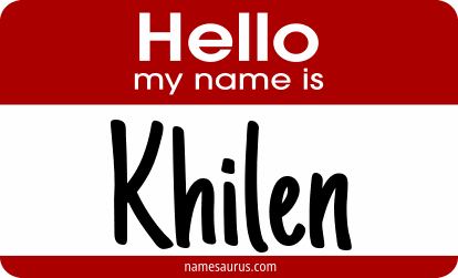 Hello my name is Khilen png download