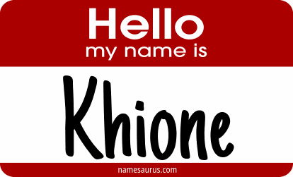 Hello my name is Khione png download