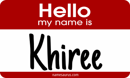 Hello my name is Khiree png download