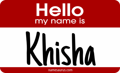 Hello my name is Khisha png download