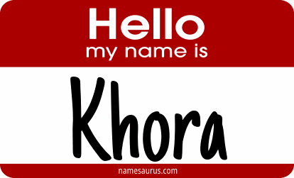 Hello my name is Khora png download