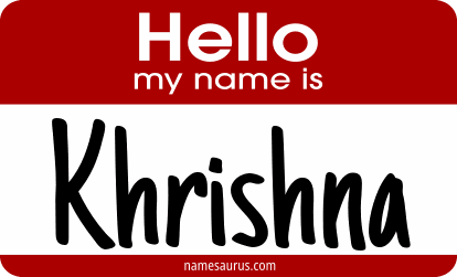 Hello my name is Khrishna png download