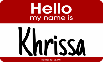 Hello my name is Khrissa png download