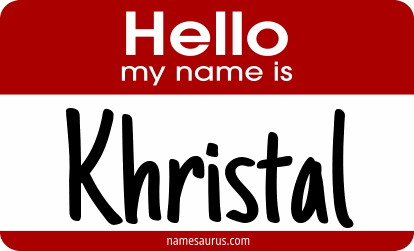 Hello my name is Khristal png download
