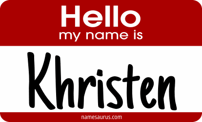 Hello my name is Khristen png download