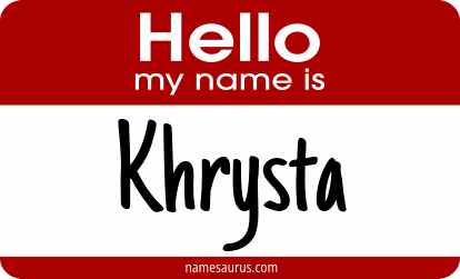 Hello my name is Khrysta png download