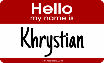 Hello my name is Khrystian png download