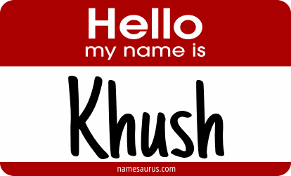 Hello my name is Khush png download