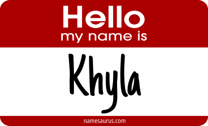 Hello my name is Khyla png download