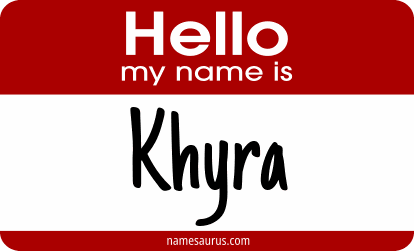 Hello my name is Khyra png download