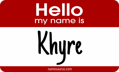 Hello my name is Khyre png download