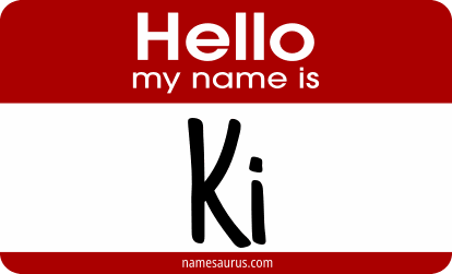 Hello my name is Ki png download