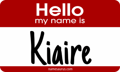 Hello my name is Kiaire png download