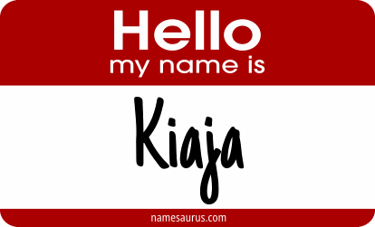 Hello my name is Kiaja png download
