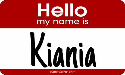 Hello my name is Kiania png download