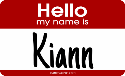Hello my name is Kiann png download