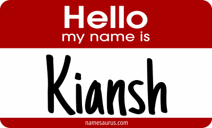 Hello my name is Kiansh png download