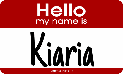 Hello my name is Kiaria png download