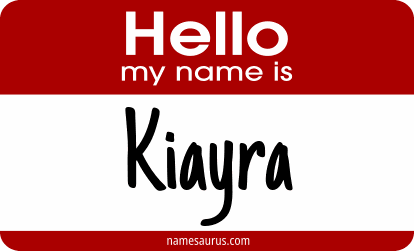 Hello my name is Kiayra png download