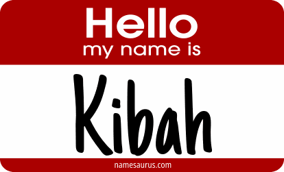 Hello my name is Kibah png download