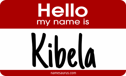 Hello my name is Kibela png download