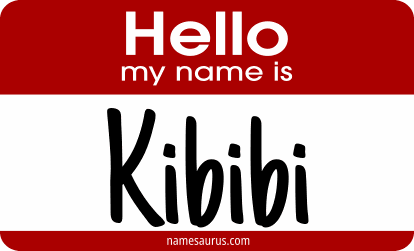 Hello my name is Kibibi png download