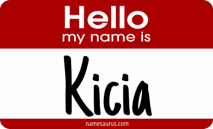 Hello my name is Kicia png download