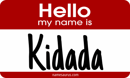 Hello my name is Kidada png download