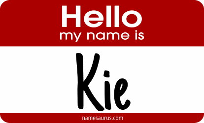 Hello my name is Kie png download