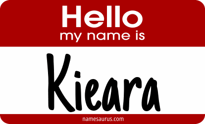 Hello my name is Kieara png download