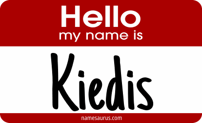 Hello my name is Kiedis png download
