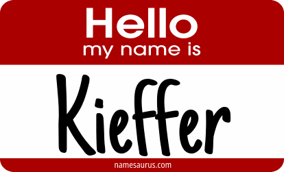 Hello my name is Kieffer png download